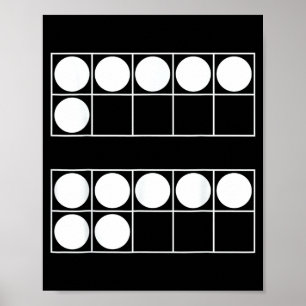 Funny 6 7 Number Math Teachers Students Six Seven  Poster