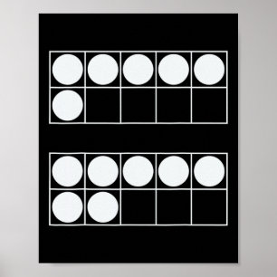 Funny 6 7 Number Math Teachers Students Six Seven Poster