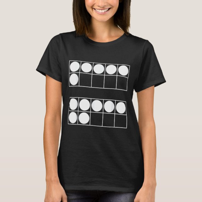 Funny 6 7 Number Math Teachers Students Six Seven  T-Shirt (Front)