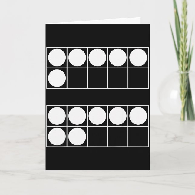 Funny 6 7 Number Teachers Students Six Seven Meme  Card (Front)