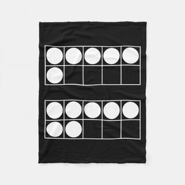 Funny 6 7 Number Teachers Students Six Seven Meme  Fleece Blanket (Front)