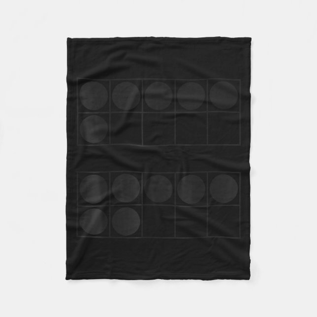 Funny 6 7 Number Teachers Students Six Seven Meme  Fleece Blanket (Front)