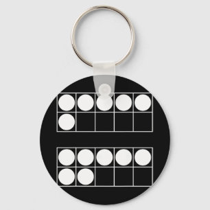 Funny 6 7 Number Teachers Students Six Seven Meme Keychain