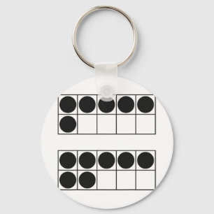 Funny 6 7 Number Teachers Students Six Seven Meme  Keychain