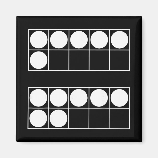 Funny 6 7 Number Teachers Students Six Seven Meme  Magnet (Front)