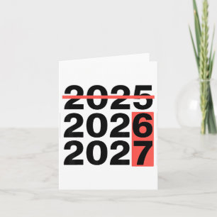 Funny 6 7 Party Happy New Year 2026 2027 67 Meme S Card