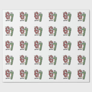 Funny 6 7  Santa Squad Sixty Seven Christmas Wrapping Paper