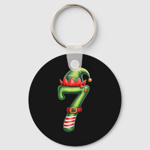 Funny 6 7 Six Seven Meme Couple Matching Christmas Keychain