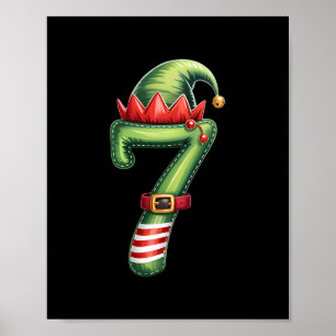 Funny 6 7 Six Seven Meme Couple Matching Christmas Poster