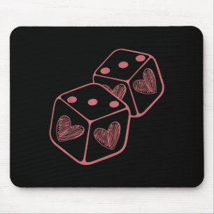 Funny 6 7 Valentine Couples Matching Love Heart Pl Mouse Pad