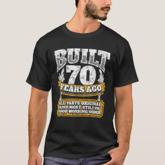 Funny 70th Birthday B Day Gift Saying Age 70 Year T-Shirt