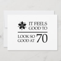 Funny 70th Birthday (Feels Good)