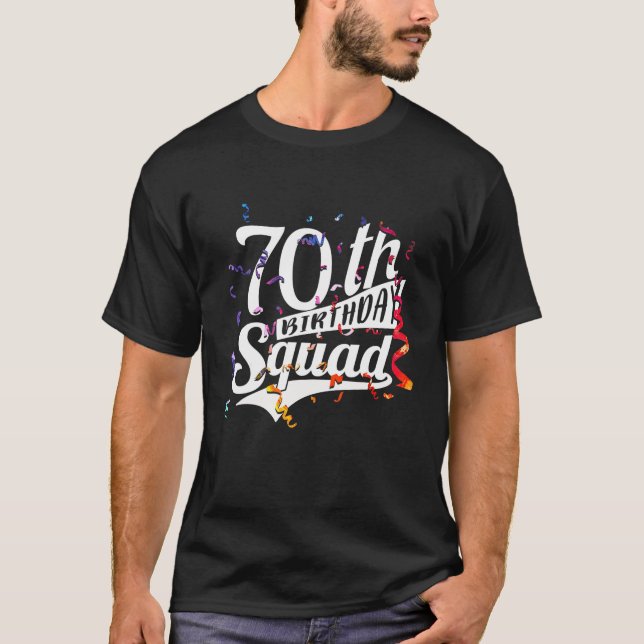 Funny 70th Birthday Gifts For Men Women 1951 Squad T-Shirt (Front)