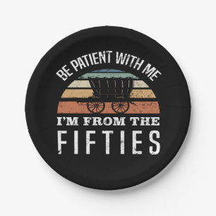 Funny 70th Birthday I’m From The 1950s Paper Plate
