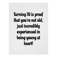 Funny 70th birthday quotes