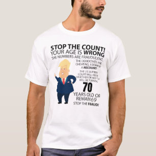 Funny 70th Year Birthday Present Happy Birth year T-Shirt