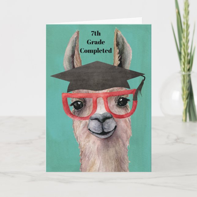 Funny 7e année de la carte de diplôme (Devant)
