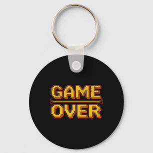 Funny 80s Arcade Retro Nostalgia Gamer Video Game  Keychain