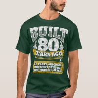 Funny 80th Birthday  BDay Gift Saying Age 80 Year 