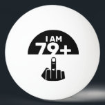 Funny 80th Birthday Gift, 79 Plus one Ping Pong Ball<br><div class="desc">A 79 Plus One Ping Pong Ball would make a unique and humourous gift for someone who is turning 80 years old. The "79 Plus One" design of the paddle plays on the birthday person's age, with the chequerboard pattern adding a fun and playful element. In addition to being a...</div>