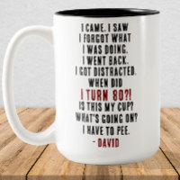Funny 80th Birthday Hilarious Old Age Joke Custom