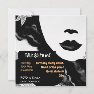 Funny 80th Birthday Party Invitation