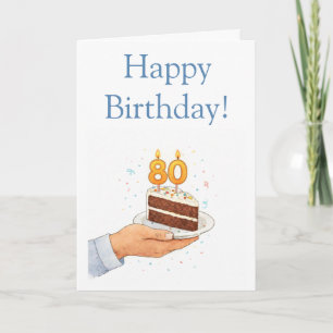 Funny 80th card