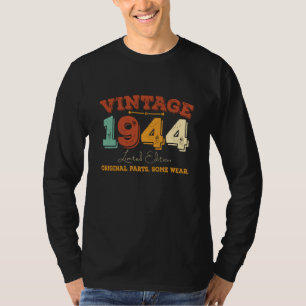 Funny 81 Year Old 1944 Vintage 81st Birthday Gift T-Shirt