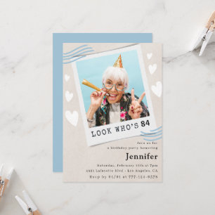 Funny 84th birthday invitations Photo