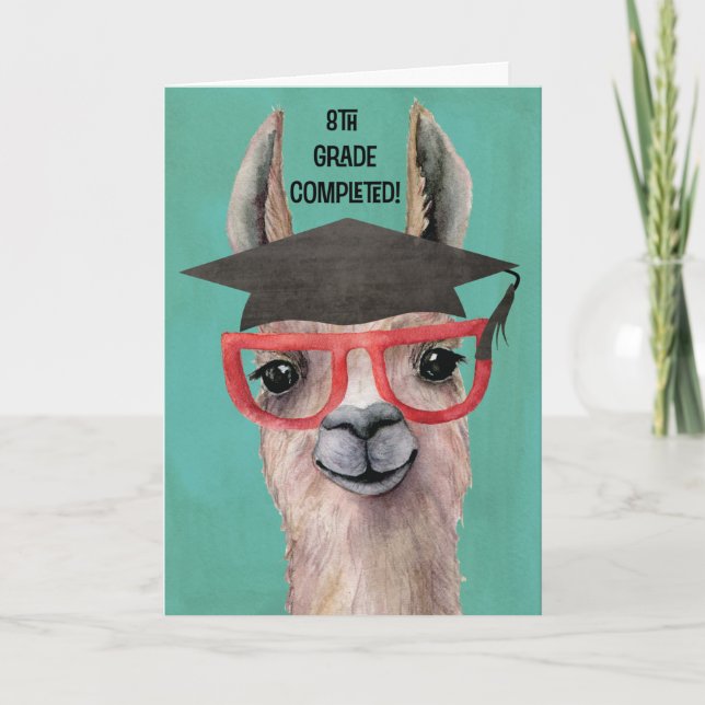 Funny 8th Grade Graduation Card (Front)