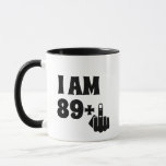 Funny 90th Birthday Gift, 89 Plus one Mug<br><div class="desc">Funny 90th Birthday Gift, 89 Plus one 90th birthday, birthday, 90th, 90 years old, funny, 90, for 90th birthday, 90 years, dad, funny 90th birthday, humour, age90, happy birthday, funny birthday, vintage, 90 birthday, grandpa, sixty, 90 year old, 80th birthday, retro, happy 90th birthday, 90th birthday, party, 90th birthday ideas,...</div>