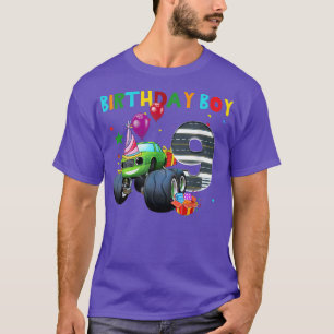 Funny 9th Shirts Monster Truck Birthday Shirt 9 Ye