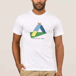 Funny A-Frame Corgi Agility TeeShirt T-Shirt