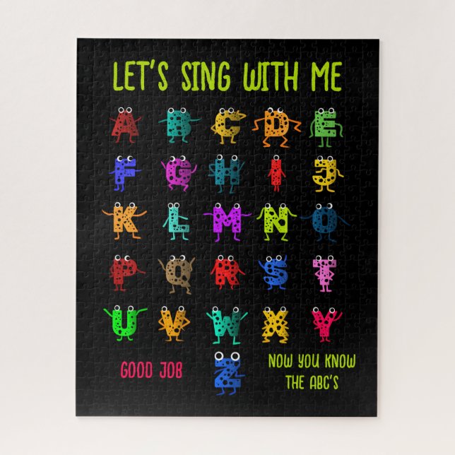 Funny ABC's Jigsaw Puzzle (Vertical)