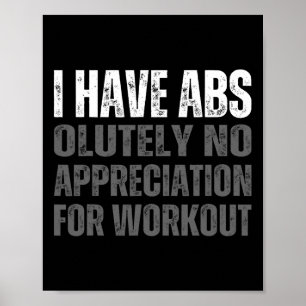 Funny Abs Humour  Poster