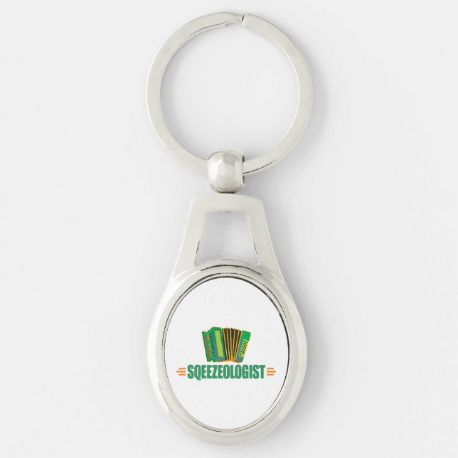 Funny Accordion Keychain (Front)