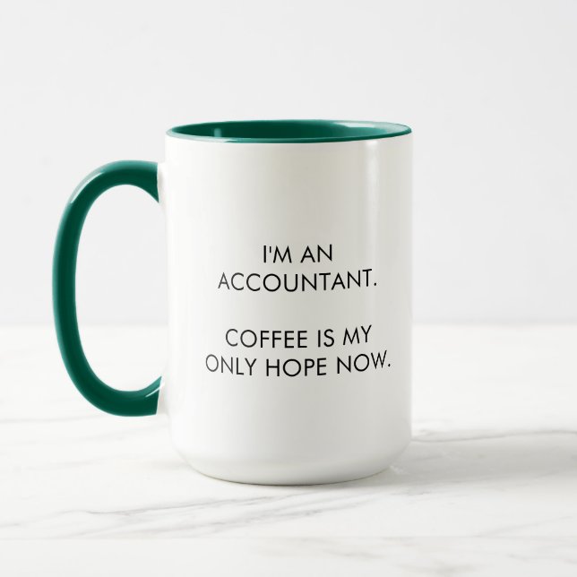 Funny Accountant Coffee Mug (Left)
