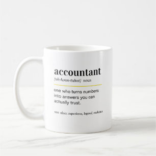 Funny Accountant Definition Gift Coffee Mug