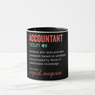 Funny Accountant Definition Mug