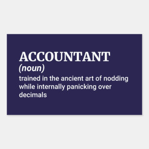 Funny Accountant Definition Sticker