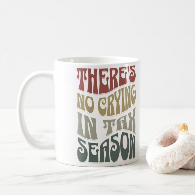 Funny Accountant Gift, Future Accountant  Coffee Mug (With Donut)
