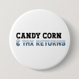 Funny Accountant Halloween - Candy Corn 3 Inch Round Button