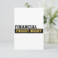 Funny Accountant Halloween -Financial Fright Night