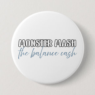Funny Accountant Halloween - Monster Mash 3 Inch Round Button