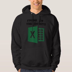 Funny Accountant Spreadsheet Freak In The Sheets  Hoodie