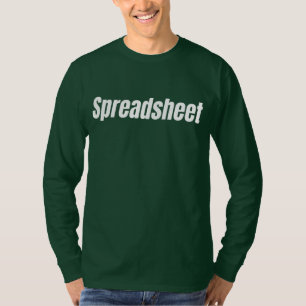 Funny Accountant - Spreadsheet T-Shirt
