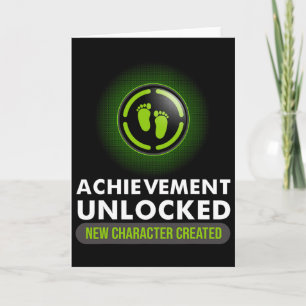 Funny Achievement Unlocked Gift Couples Video Game Card