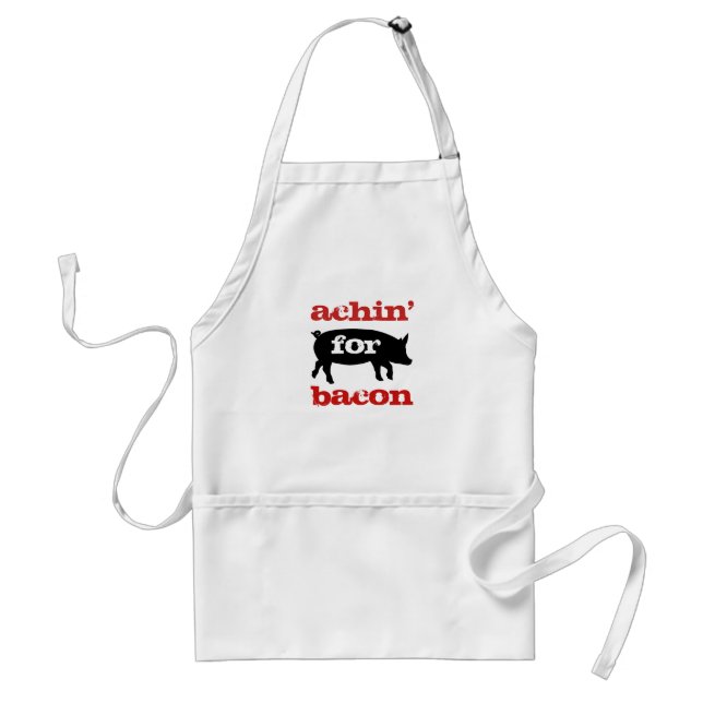 Funny Achin' for Bacon Standard Apron (Front)