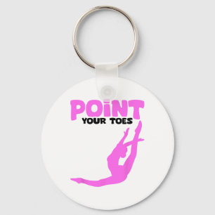 Funny Acro Gymnastics Coach Gymnast Llerina Llet D Keychain