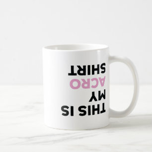 Funny Acro Yoga Retro Gymnastic This Is My Acrotic Coffee Mug